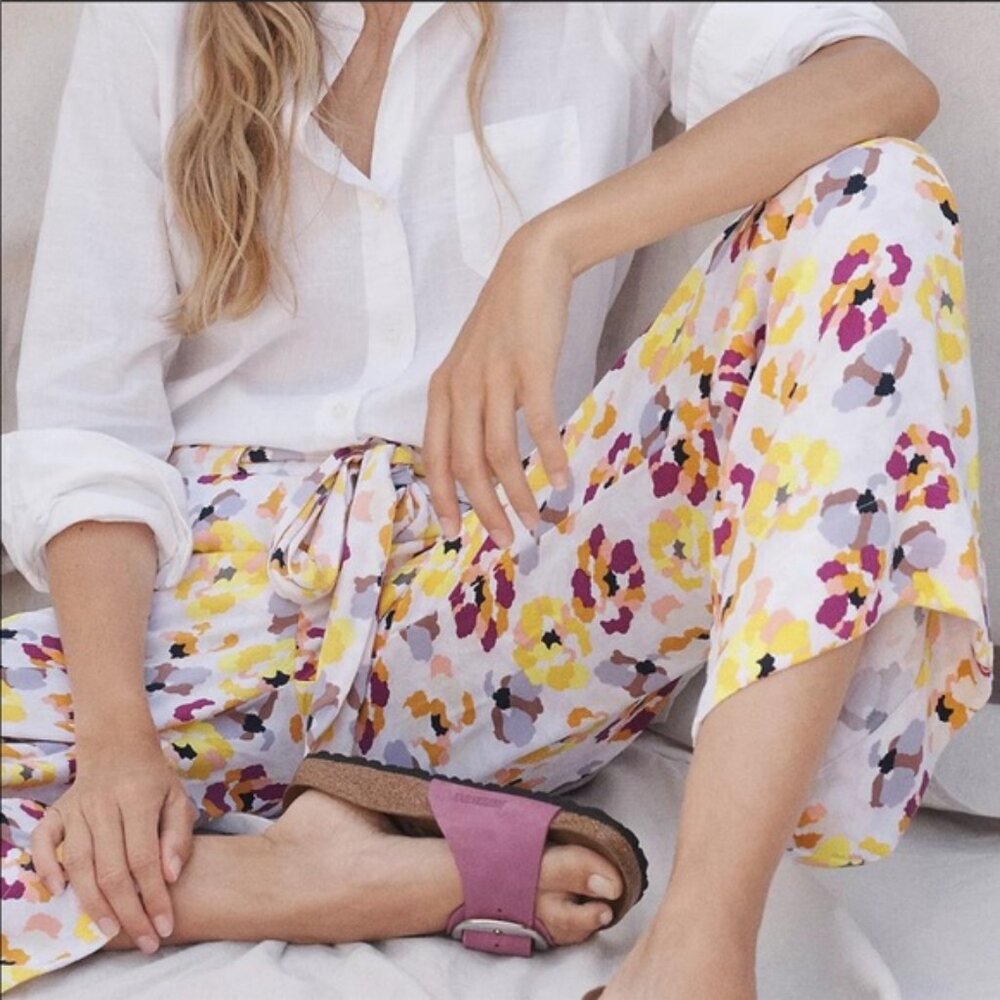 Maeve Wide Leg Aliana Pant in Island